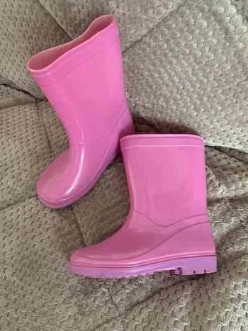 Botte pluie rose