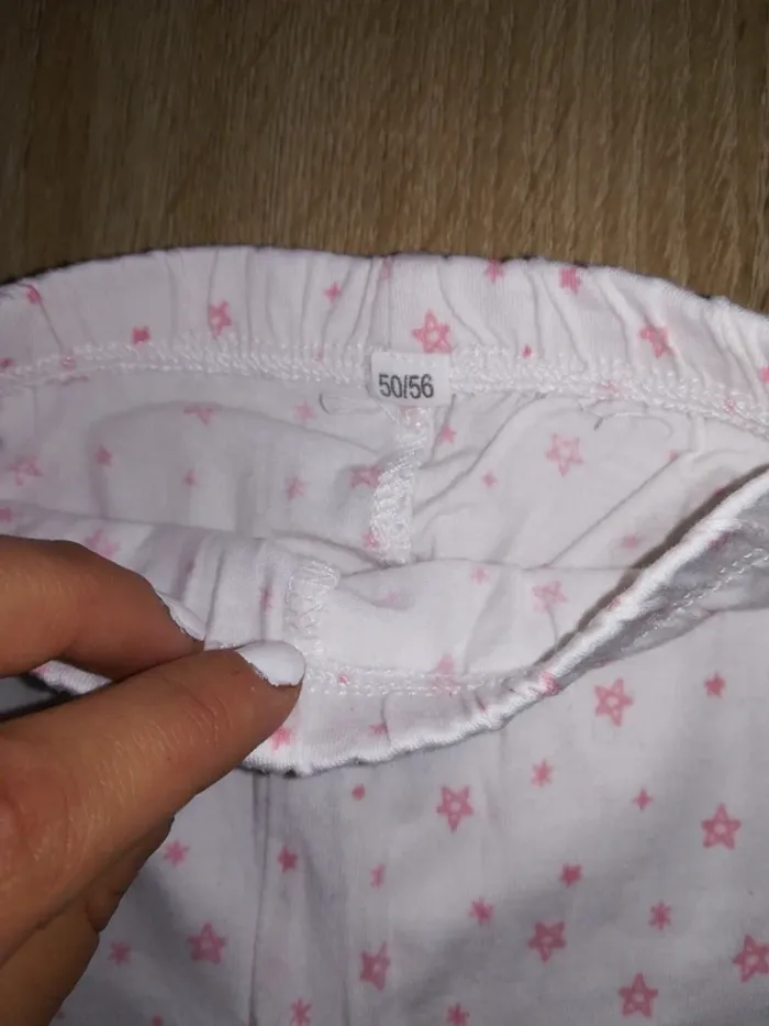 Lot de 3 pantalons leggings, été, bébé fille, 3/6mois - photo numéro 9