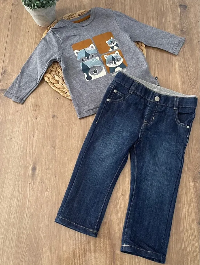 Ensemble t shirt et jean