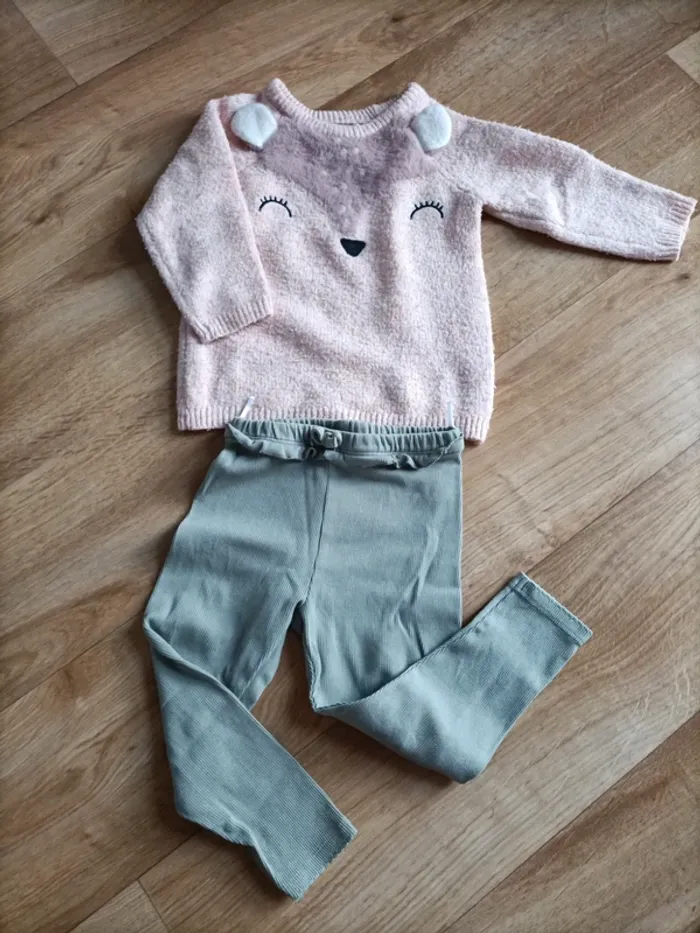 Ensemble pull et legging 18/ 24 mois