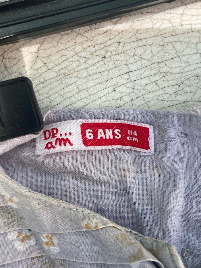 Robe grise fleurie - photo numéro 3