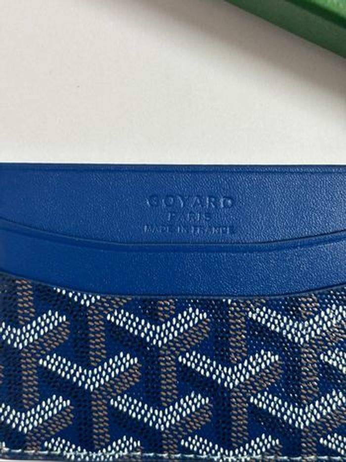 Porte carte Goyard bleu royal - photo numéro 3