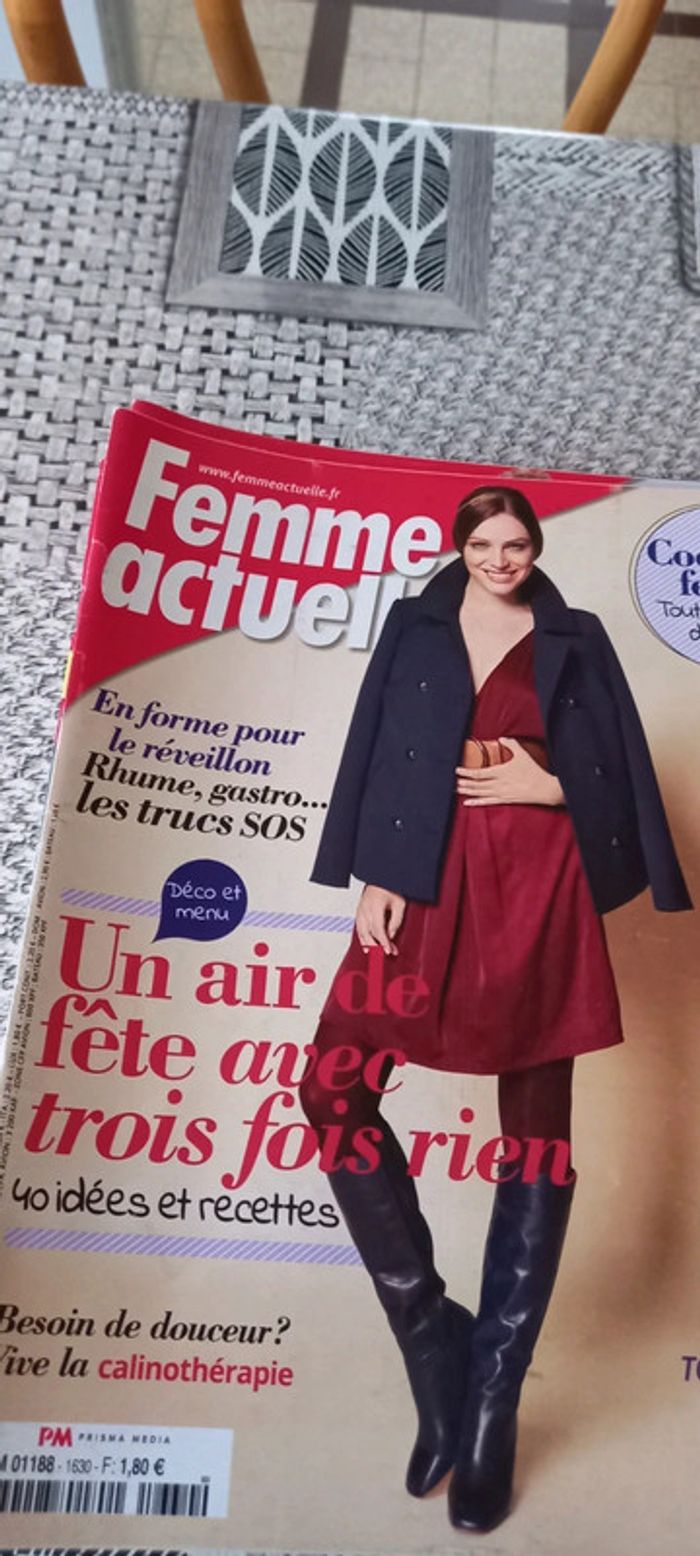 Magazines Femme actuelle année 2015 - photo numéro 3
