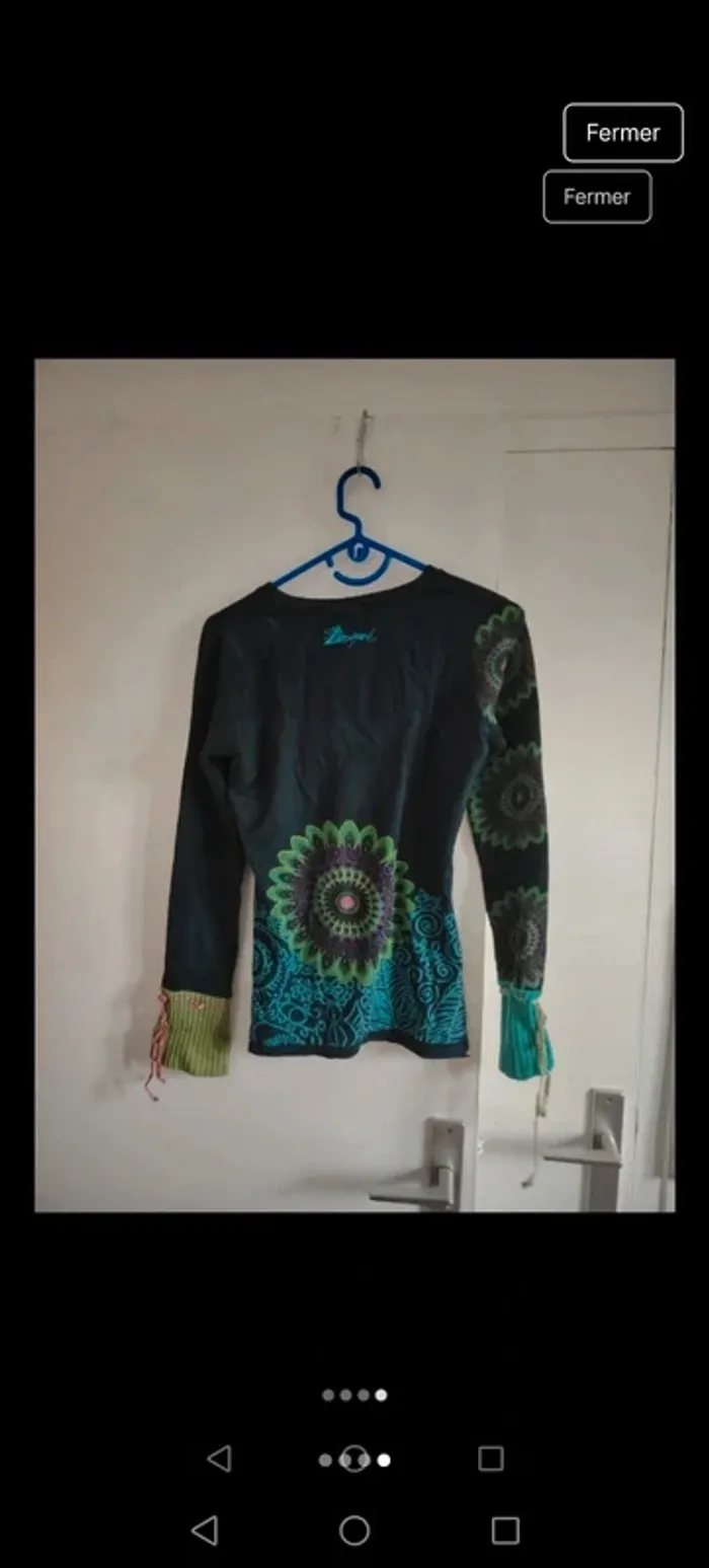 Blouse desigual xs - photo numéro 4