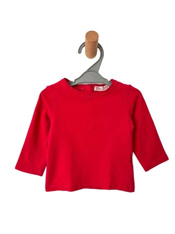 T-shirt manches longues rose fuchsia - DPAM 6 mois (67cm)