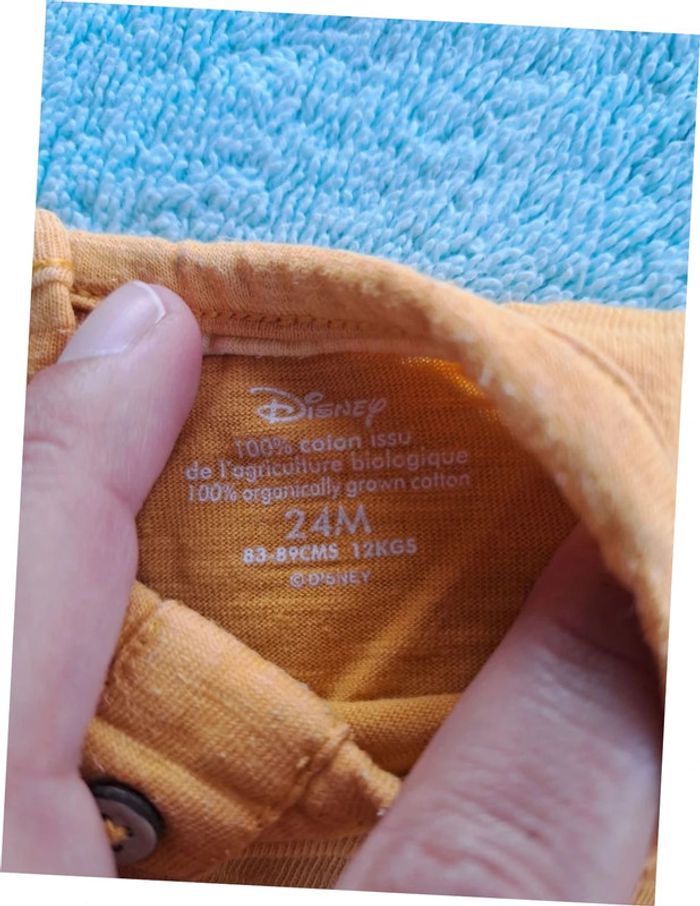 Ensemble Disney Winnie L'ourson 24 mois T-shirt Short - photo numéro 3