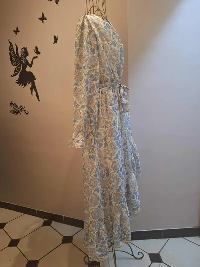 Robe longue asymétrique - Made in italy - photo numéro 3