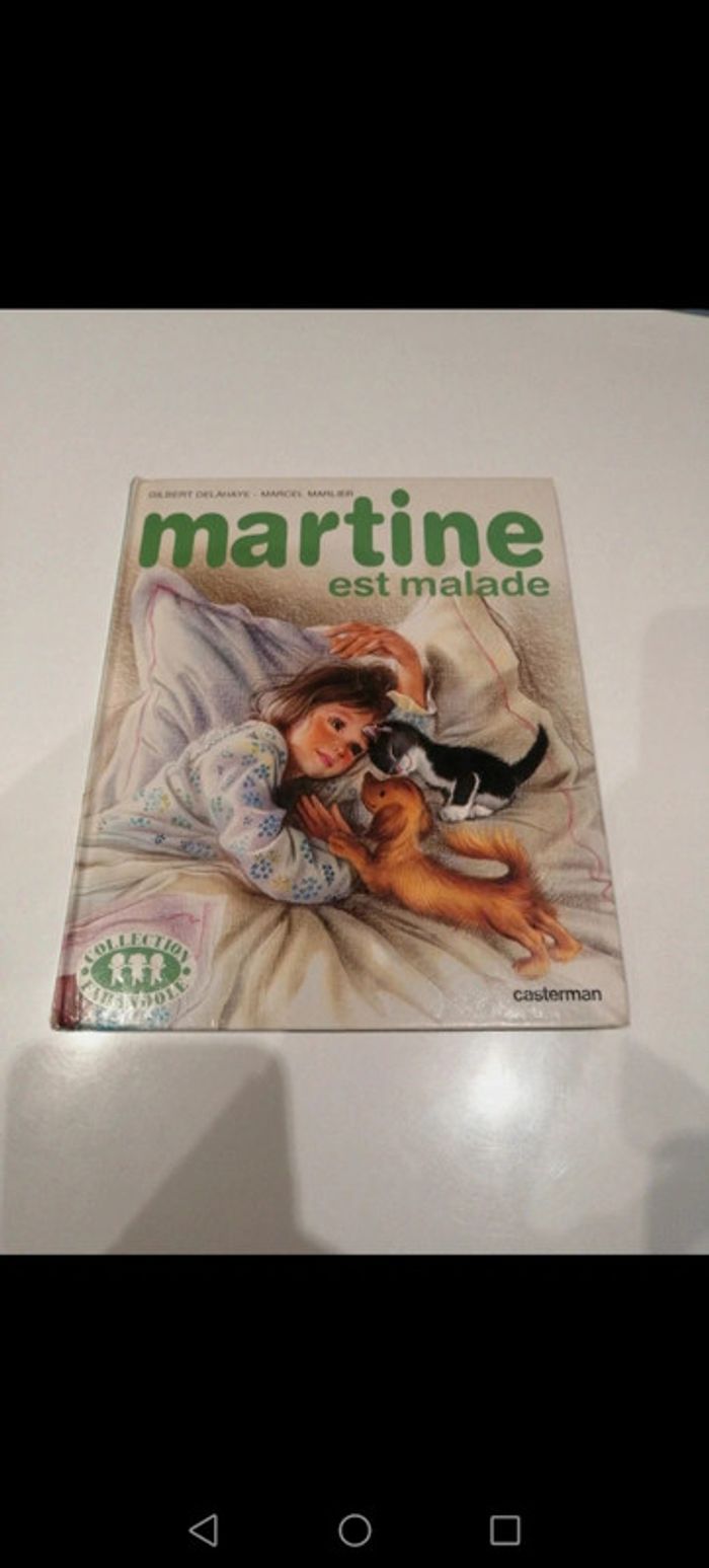 Livre Martine est malade