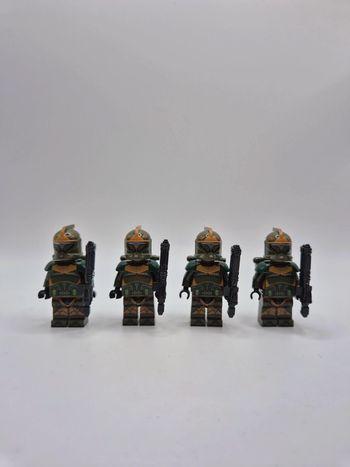 Figurines type lego 4 clones de Kashyyyk star wars