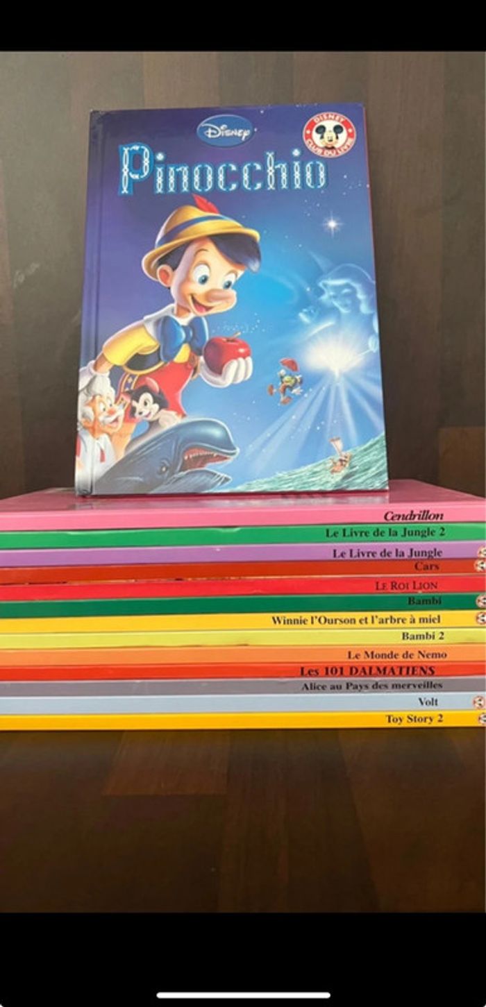 Pinocchio Livre Disney collection Disney Club en très bonne état édition hachette - photo numéro 2