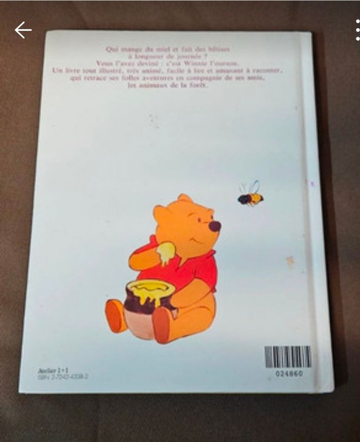 Livre Winnie l'ourson - photo numéro 2