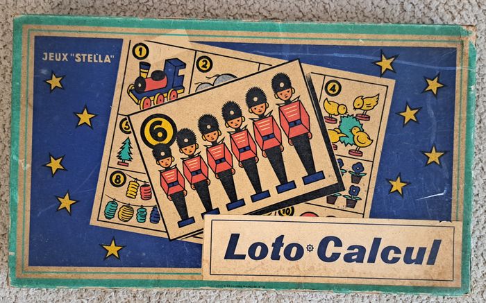 ♟️Ancien jeu de société Loto Calcul par Stella - complet