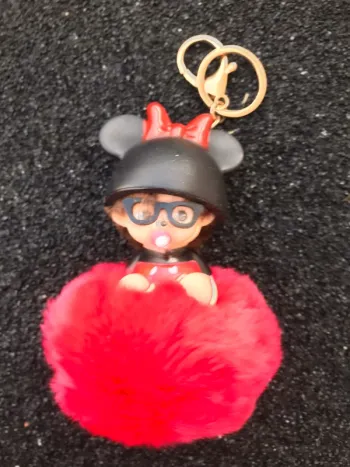 Porte clé kiki minnie disney pompom