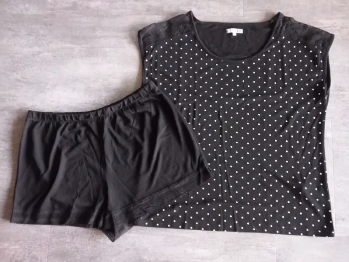 Pyjama short femme La Halle L.