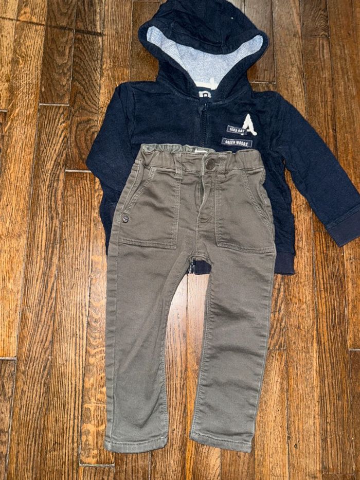 Gilet et jeans ikks 18 mois - photo numéro 3