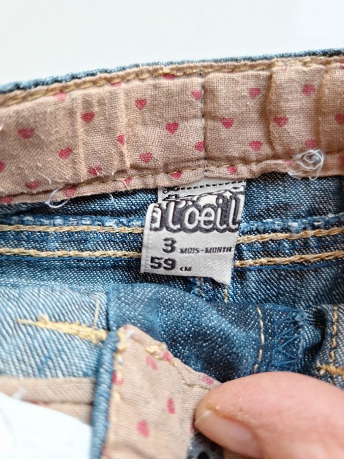 Pantalon jeans 3 mois - photo numéro 4