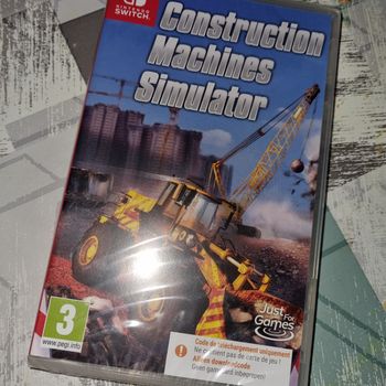 jeu NINTENDO SWITCH  - CONSTRUCTION MACHINES SIMULATOR 🎁 NEUF SOUS BLISTER 🎁 idée cadeau