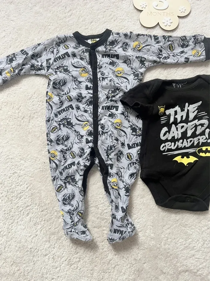 Pyjama et body Batman 3 mois - photo numéro 2