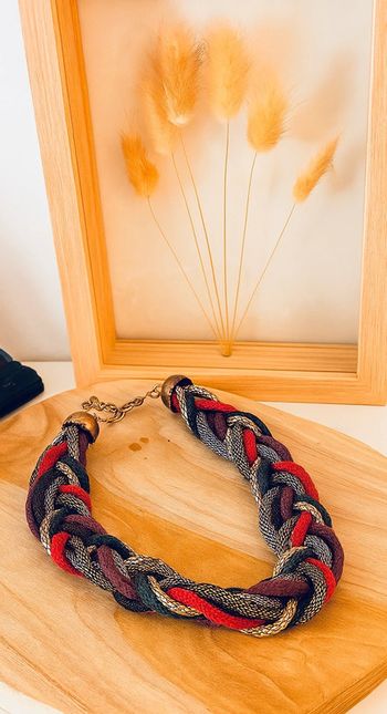 🌿 Collier tressé Promod – Style bohème chic 💎