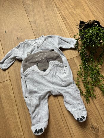 Pyjama renard gris gemo