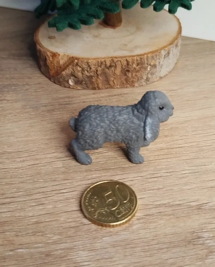 Schleich lapin bélier gris Figurine rongeur animal de la ferme - photo numéro 3