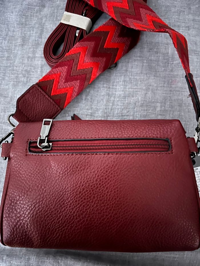 Sac a bandoulière Bordeaux - photo numéro 2