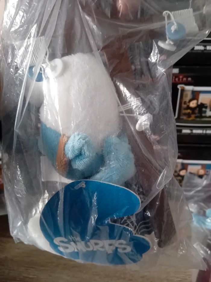 Lot de 2 marionnettes schtroumphs neuves - photo numéro 5