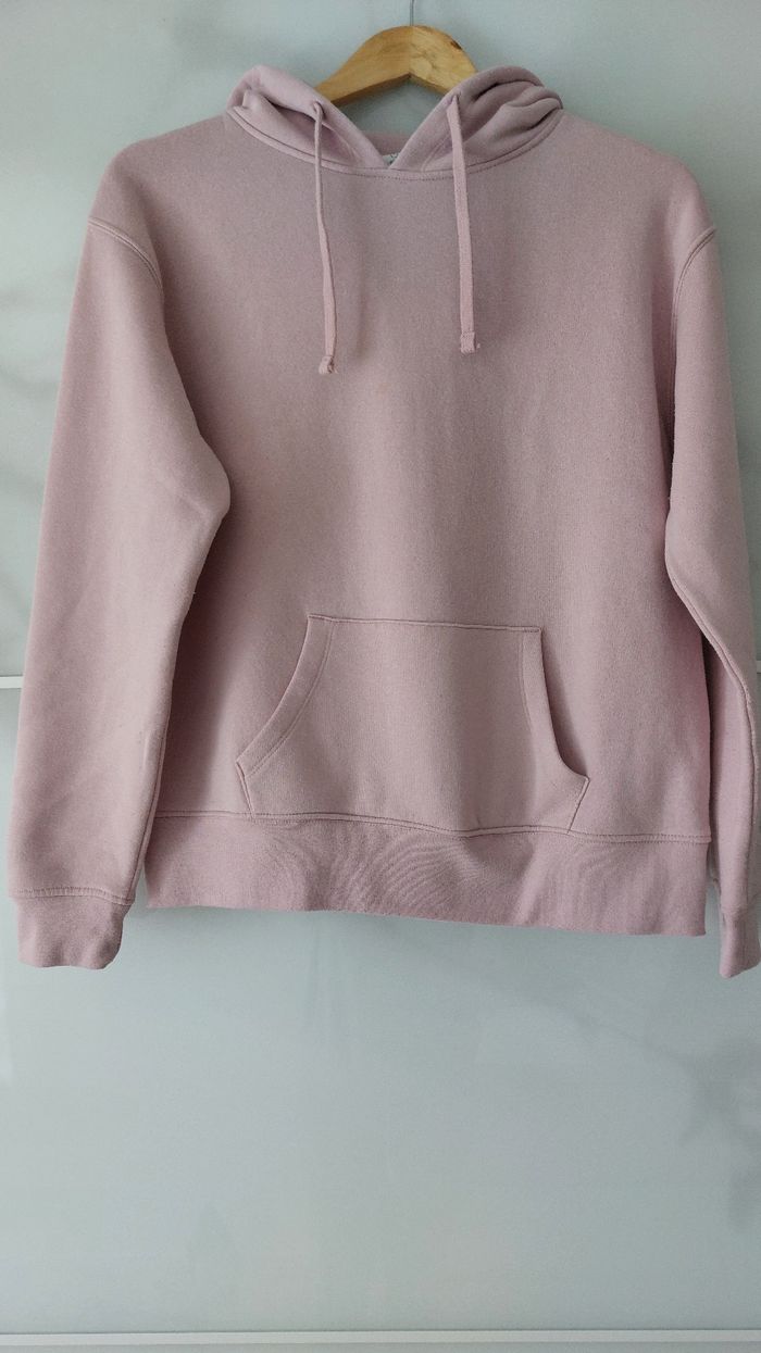 Sweat à Capuche rose primark taille XS convient à une taille S aussi