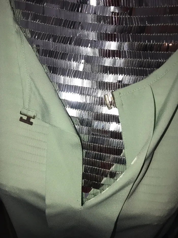 Blouse vert d’eau taille 38 - photo numéro 5