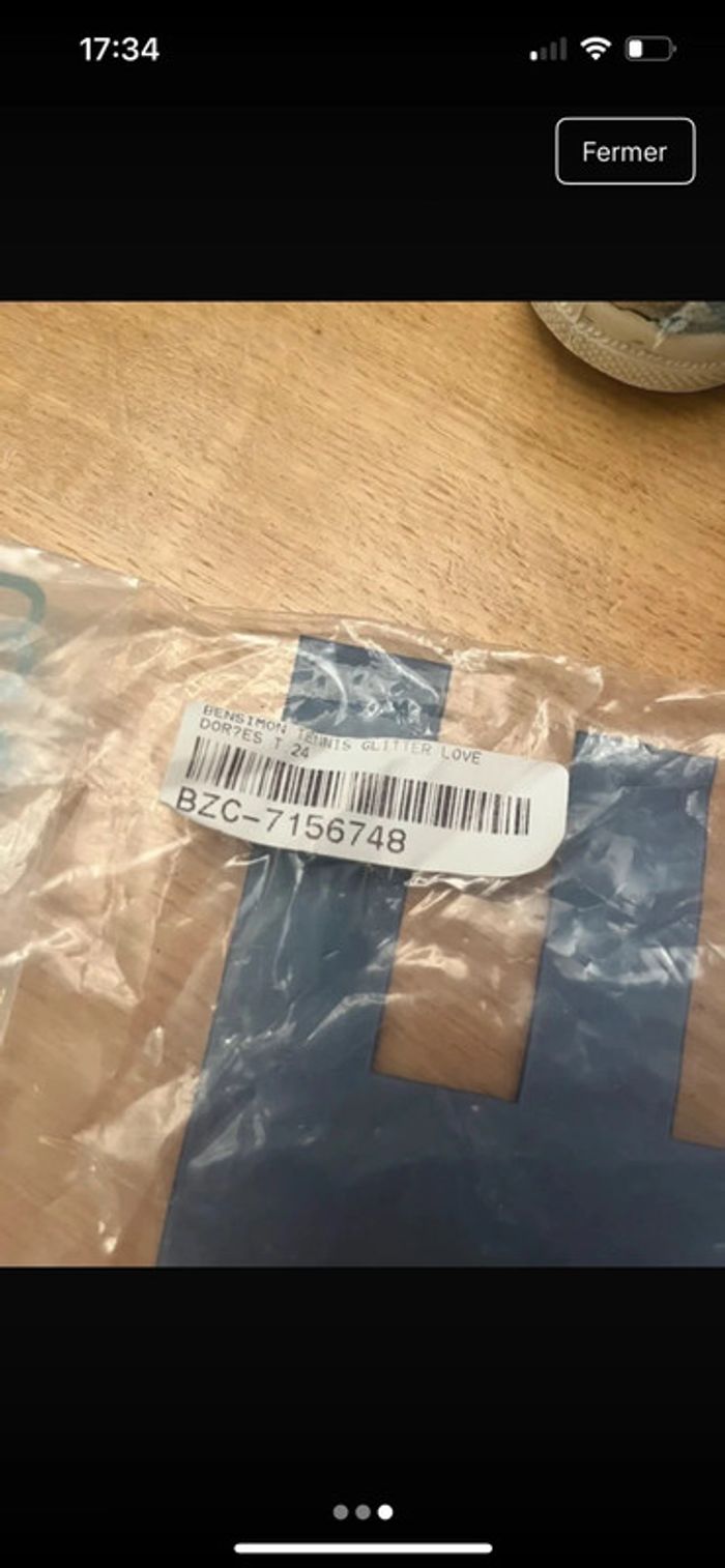 Basket bensimon fille taille24 - photo numéro 2