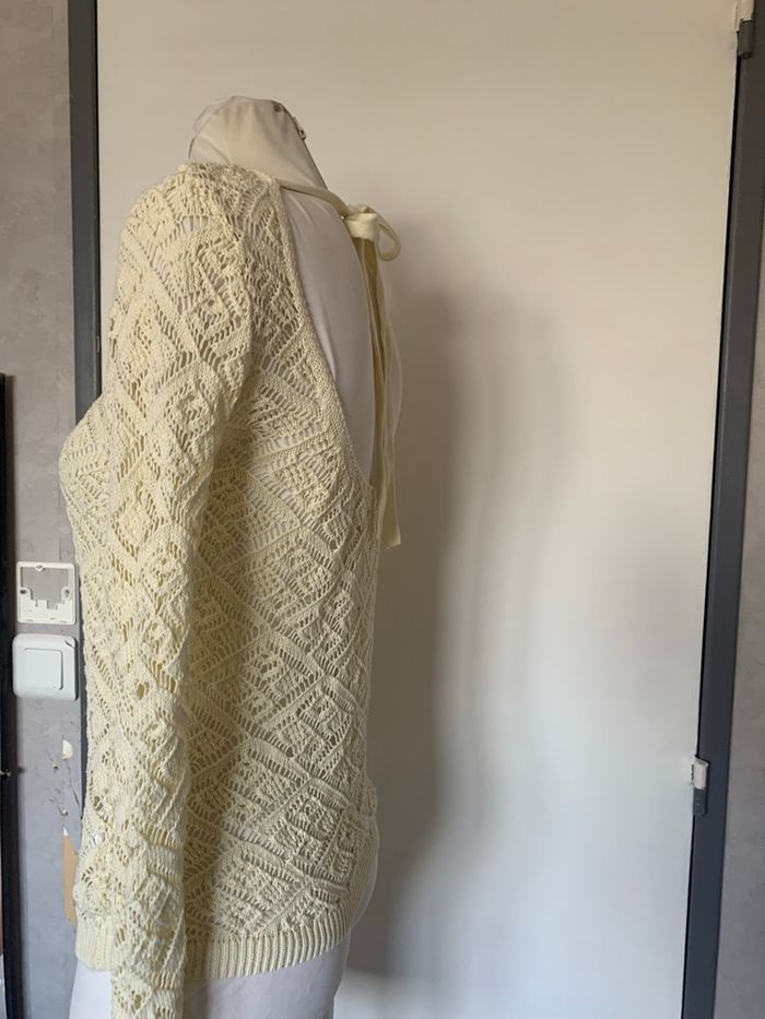 Pull écru dos nu - photo numéro 9