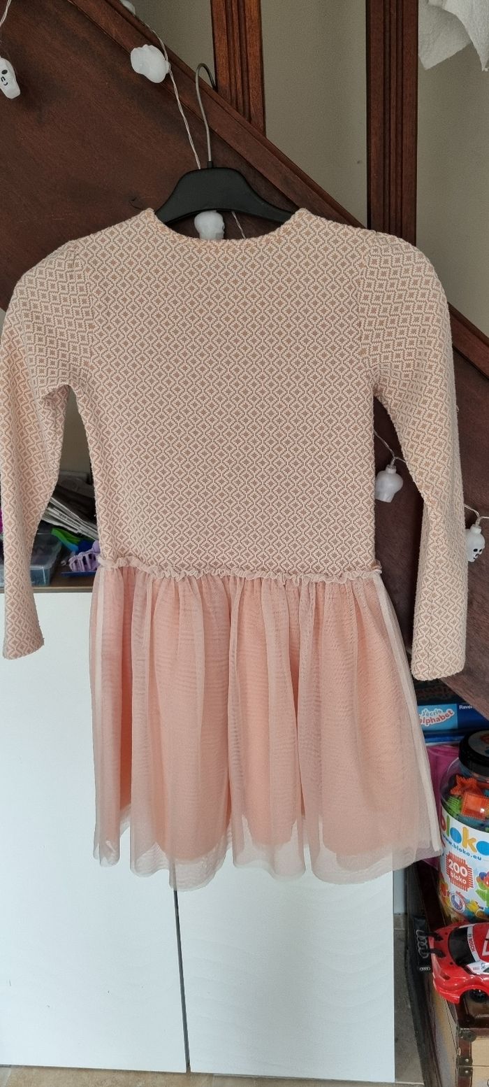 Robe manches longues rose - photo numéro 2