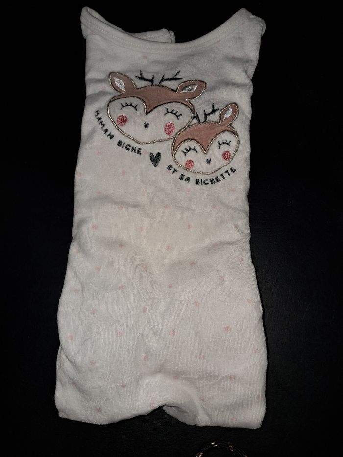 Grenouillère faon et biche