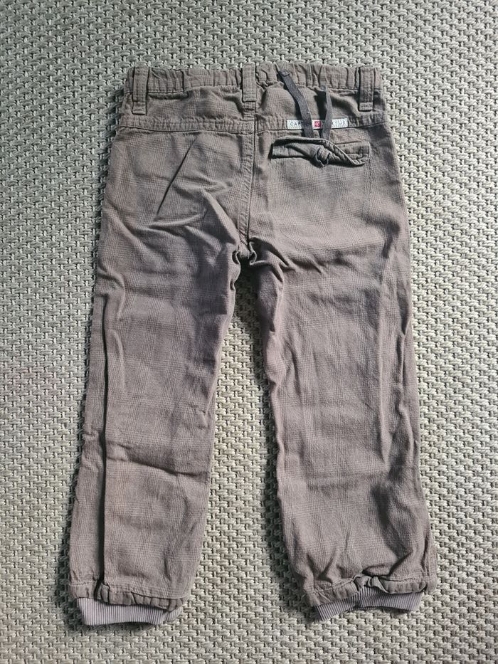 Pantacourt long cargo marron kaki fille - 6 ans - photo numéro 8