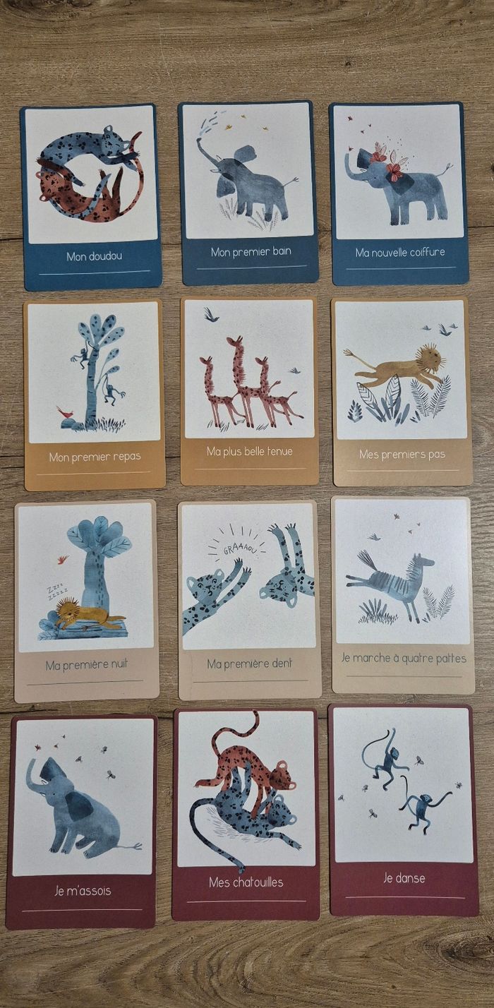 Cartes mes 12 premiers mois Moulin Roty - photo numéro 9