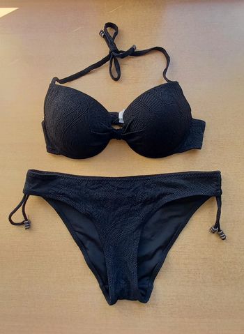 Maillot de bain deux pièces noir Etam 38 90C