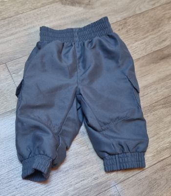 Pantalon cargo bébé garçon gris foncé 3 mois