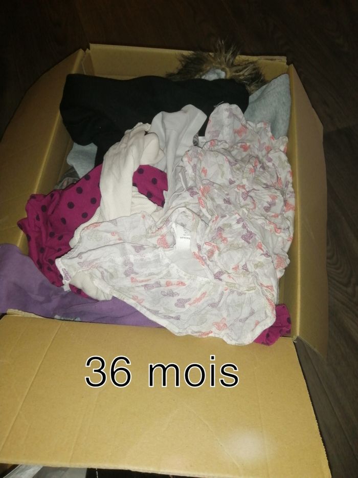 Carton 36 mois fille