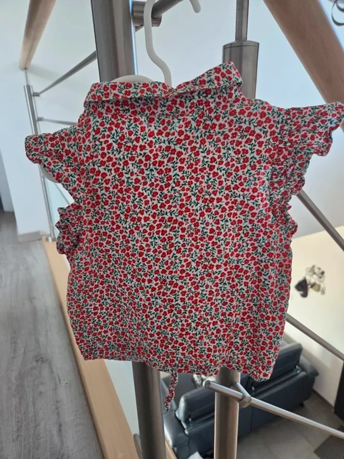 Blouse à fleurs - photo numéro 2