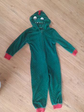 Combinaison chaude dinosaure 7 8 ans