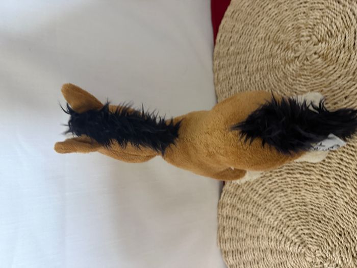 doudou cheval marron noir beige rather charming - photo numéro 5