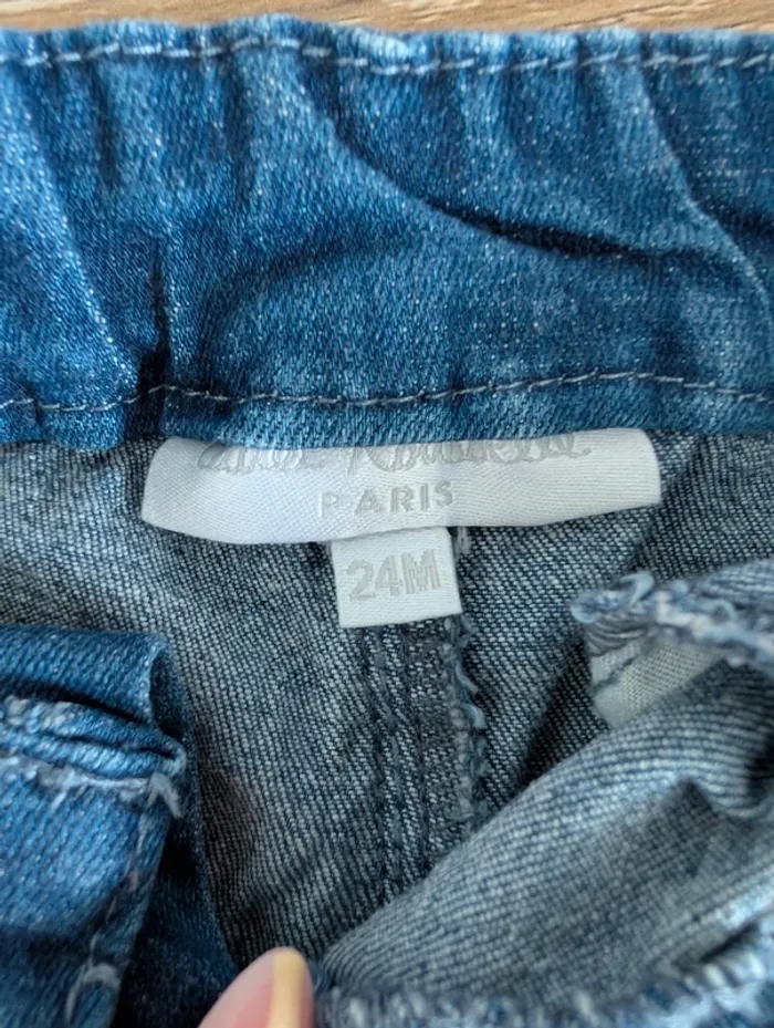 Short jeans bleu - photo numéro 5