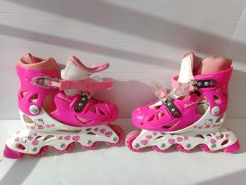Rollers fille ajustable de 30 au 33 hello kitty