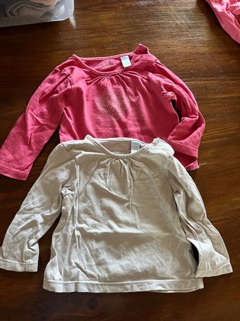 Lot de 2 t-shirt 12 mois