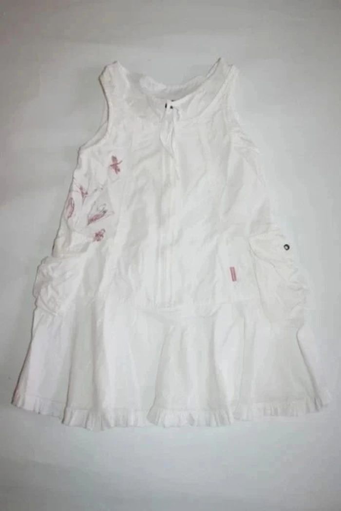 Robe blanche Jean Bourget 4 ans
