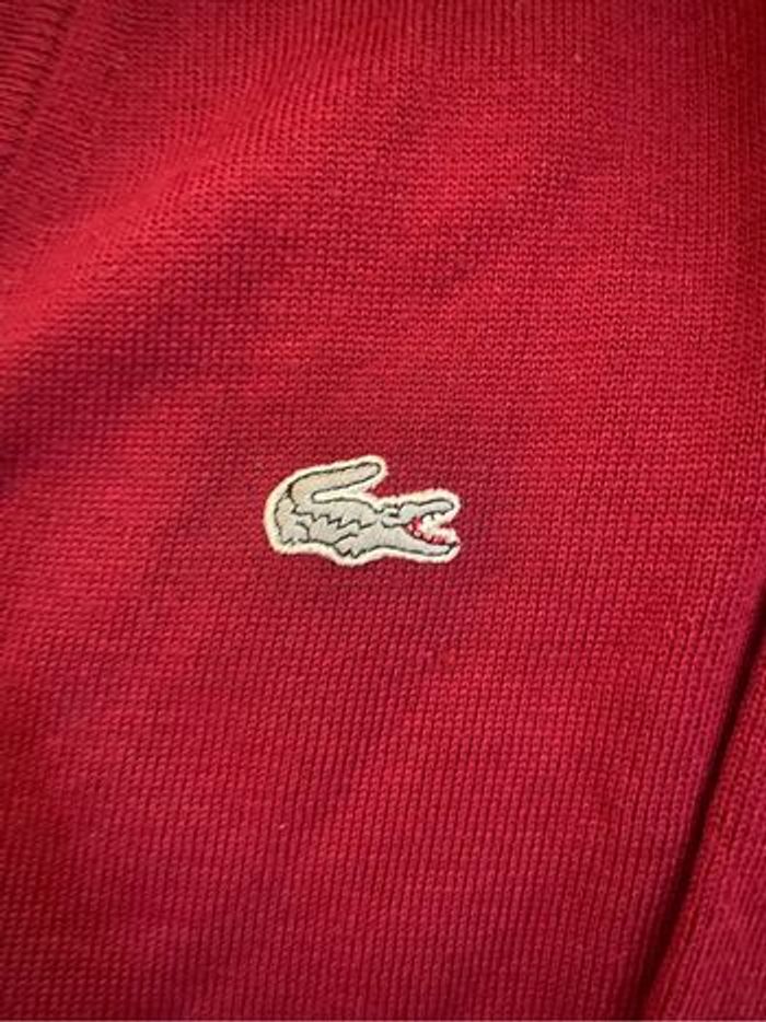 Pull col V Lacoste - photo numéro 3