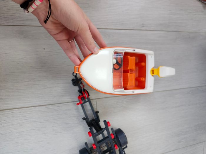 Bateau + Remorque Playmobil - photo numéro 2