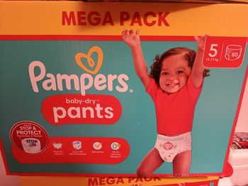 Pampers pants T5 x80 couches Neuf 