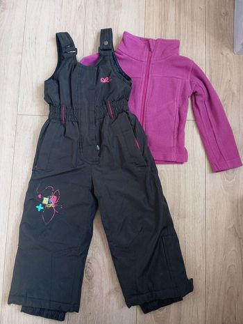 Salopette de ski Orchestra 2 ans et une polaire 2 ans en très bon état