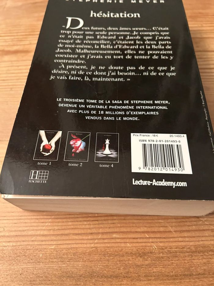 Livre twilight Hésitation tome 3 - photo numéro 6